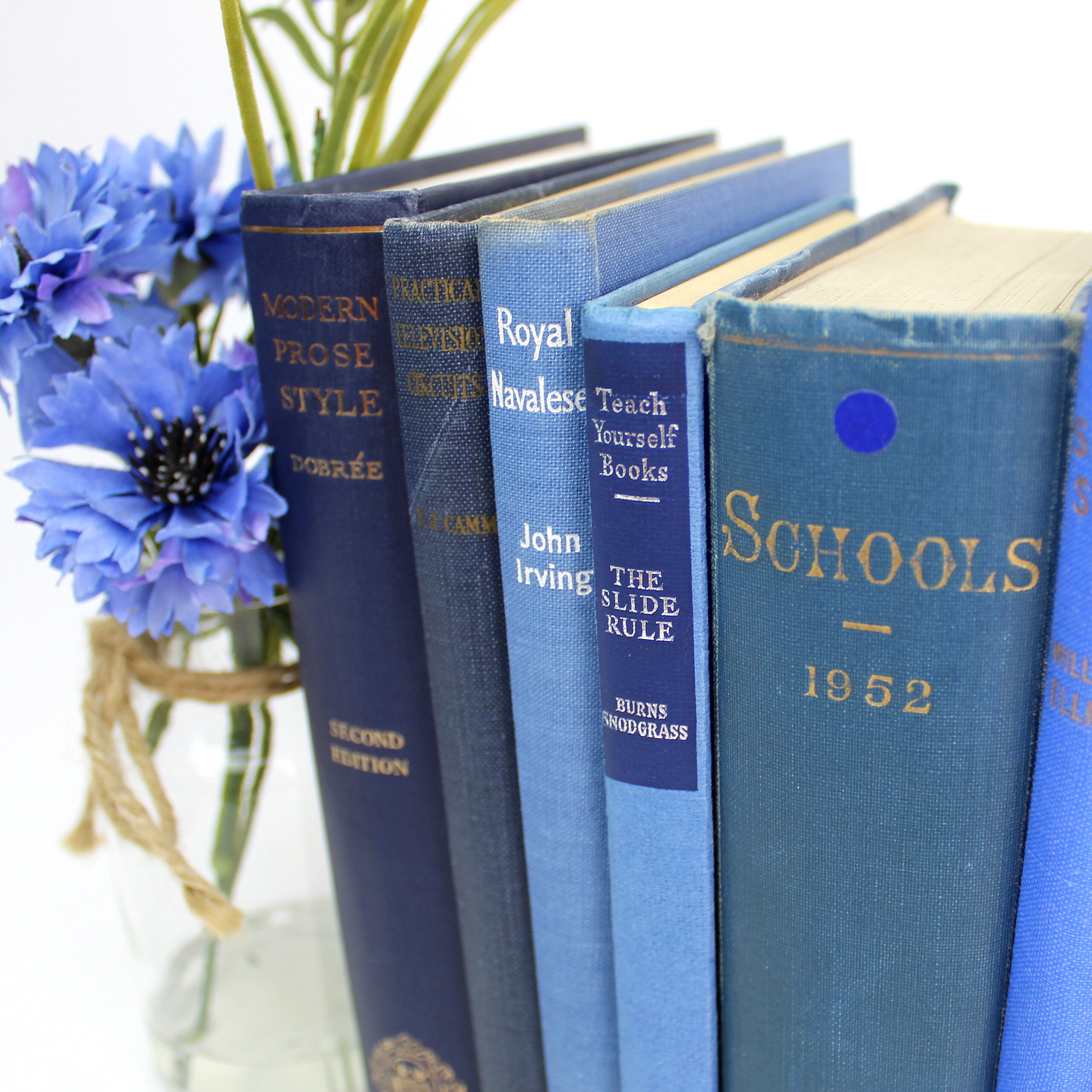 Blue Decorative Books