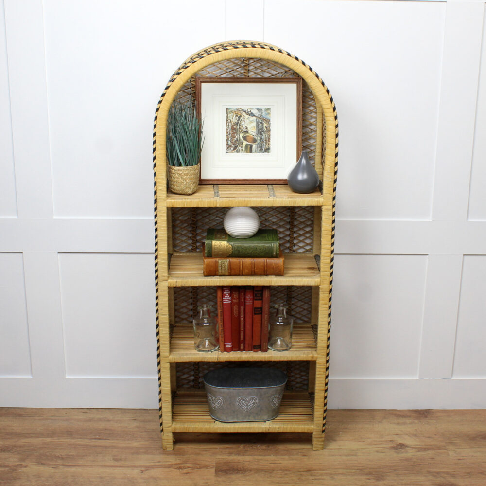 Wicker BoHo Bookcase