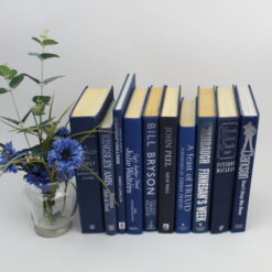 Blue Decorative Books by the Foot