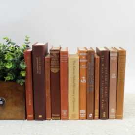 Brown Decorative Books