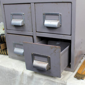 Vintage Industrial Metal Drawers