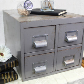 Vintage Industrial Metal Drawers