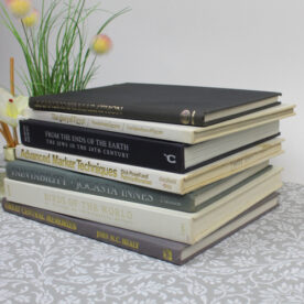 Grey Cream Decorative Books