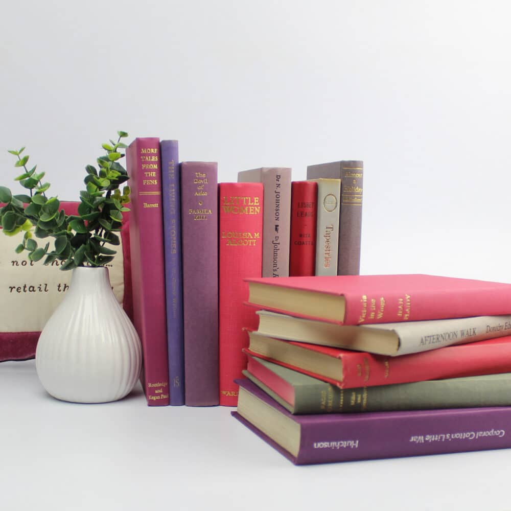 Pink & Grey Decorative Books