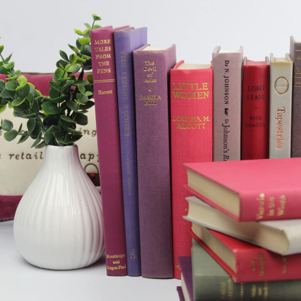 Pink & Grey Decorative Books