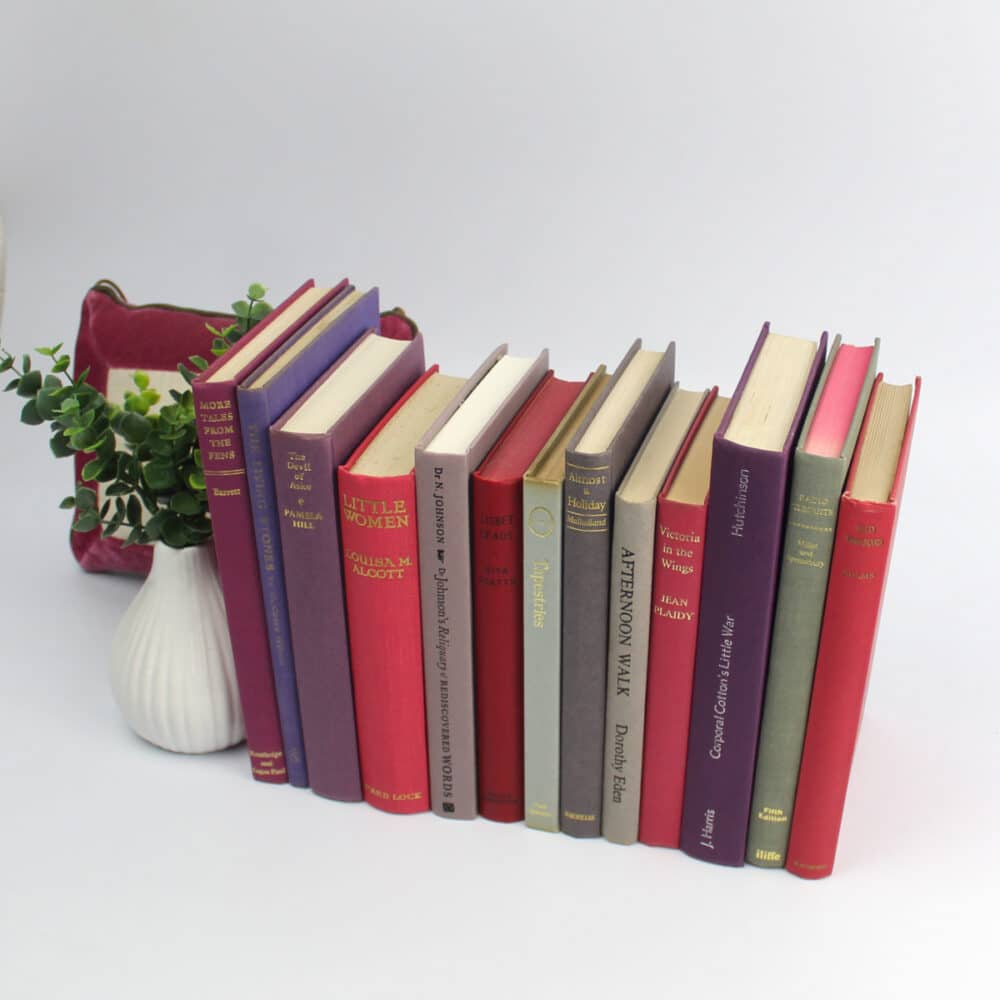 Pink & Grey Decorative Books