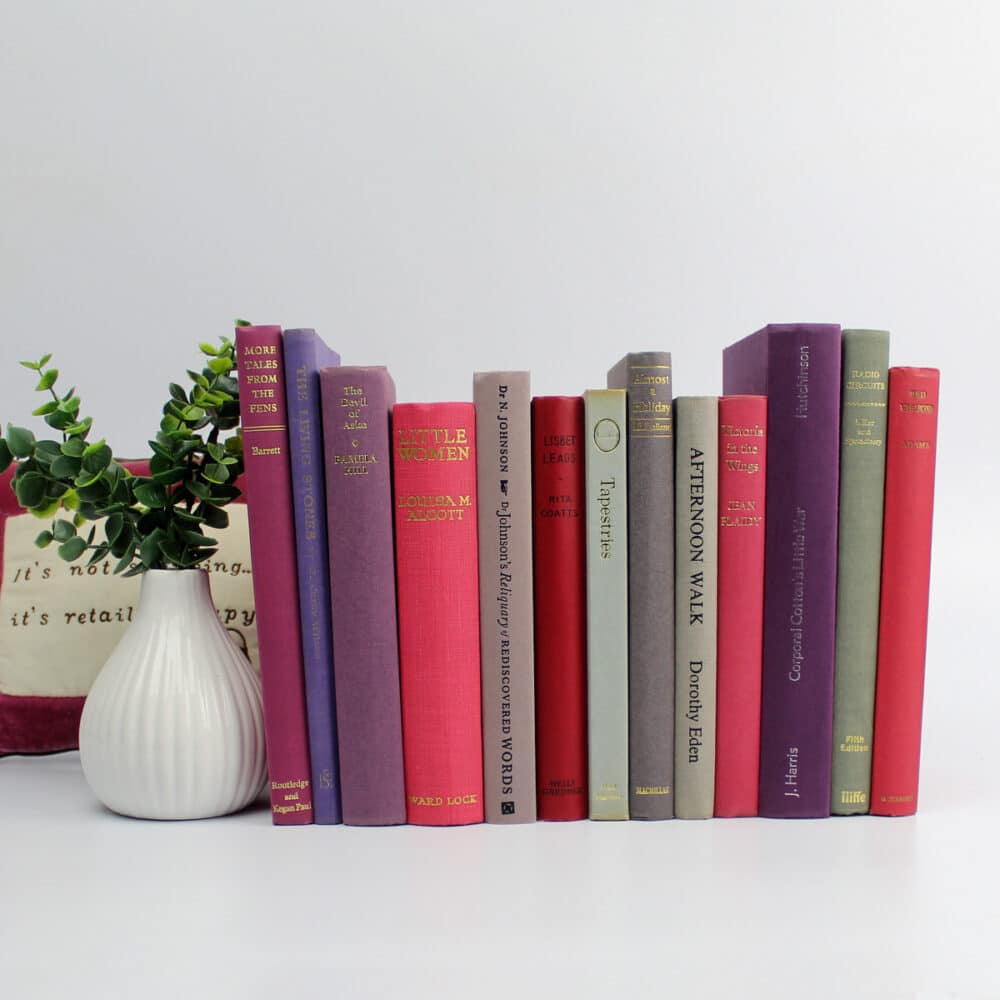 Pink & Grey Decorative Books