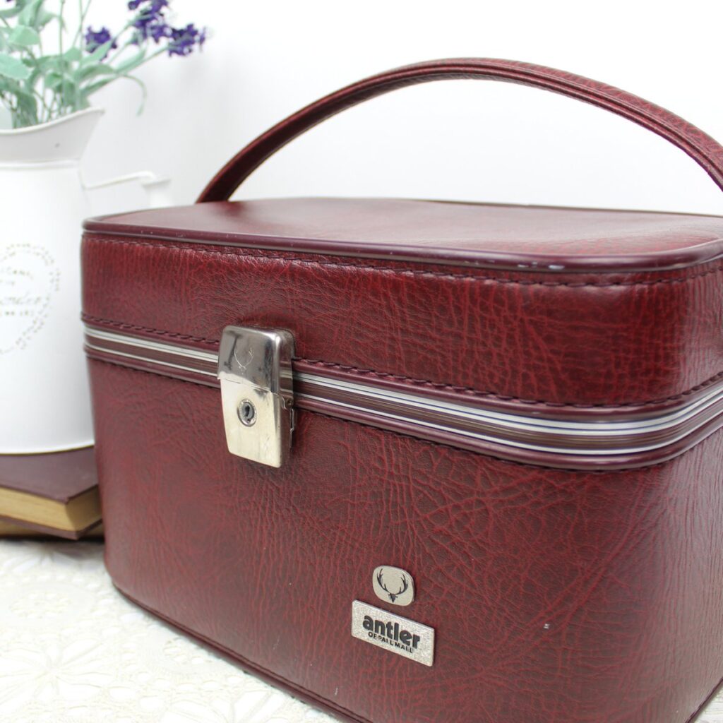 Vintage Antler Vanity Train Case
