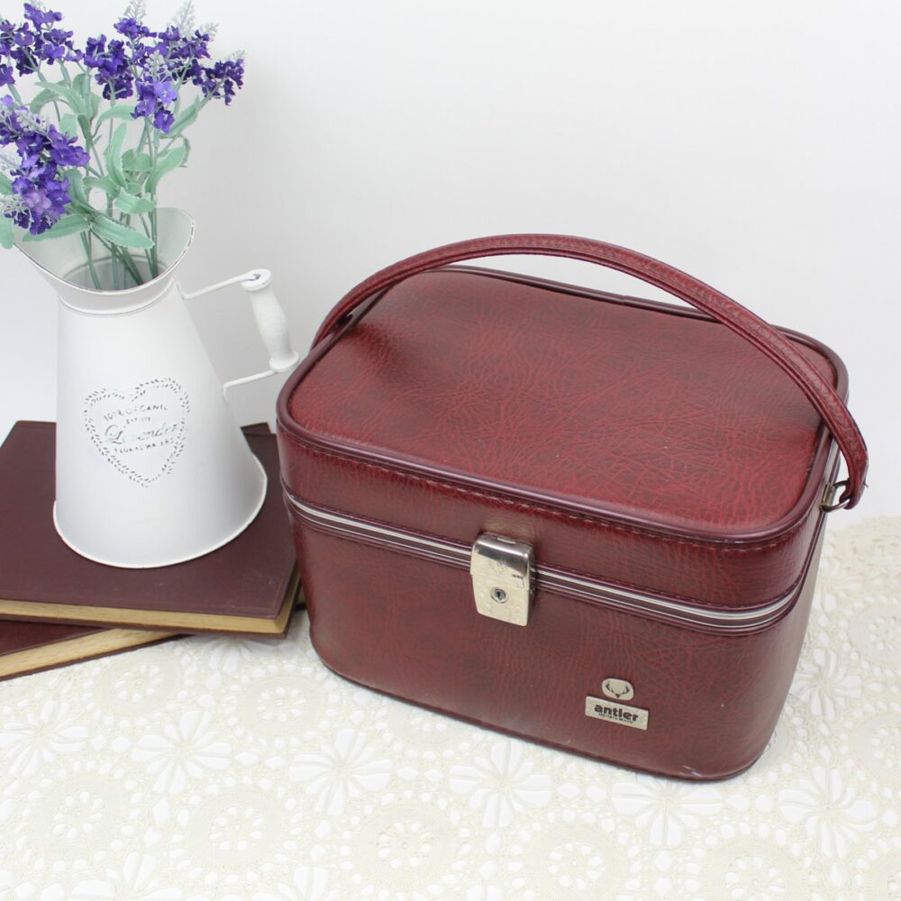 Vintage Antler Vanity Train Case