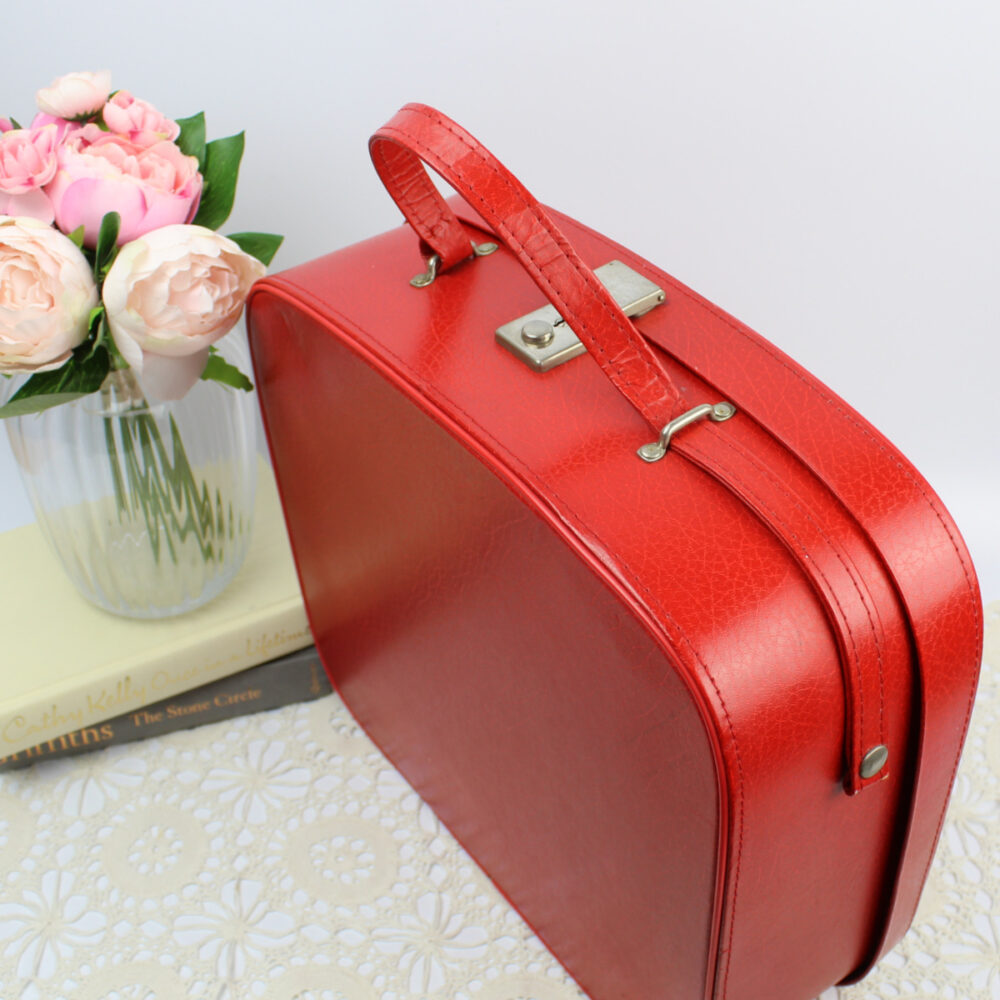 Vintage Red Vanity Case