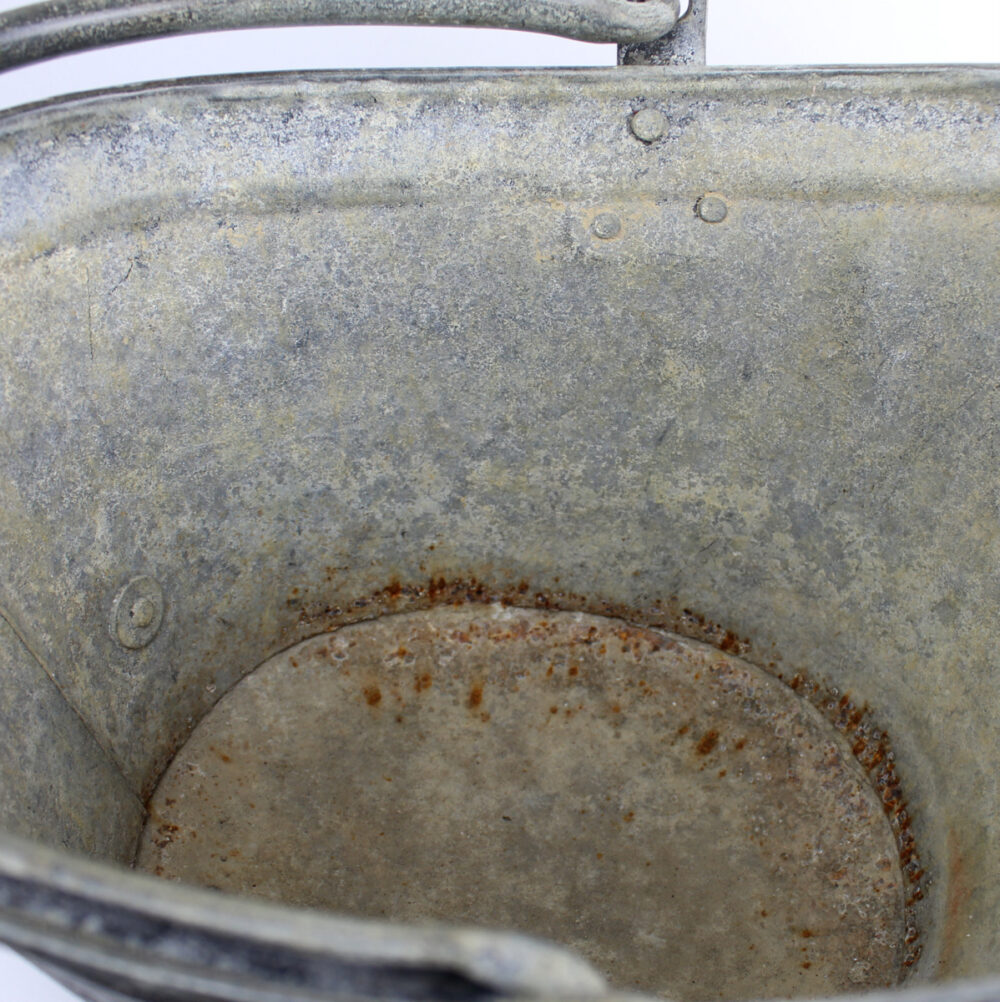 Vintage Zinc Coal Bucket