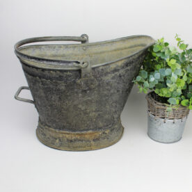 Vintage Zinc Coal Bucket