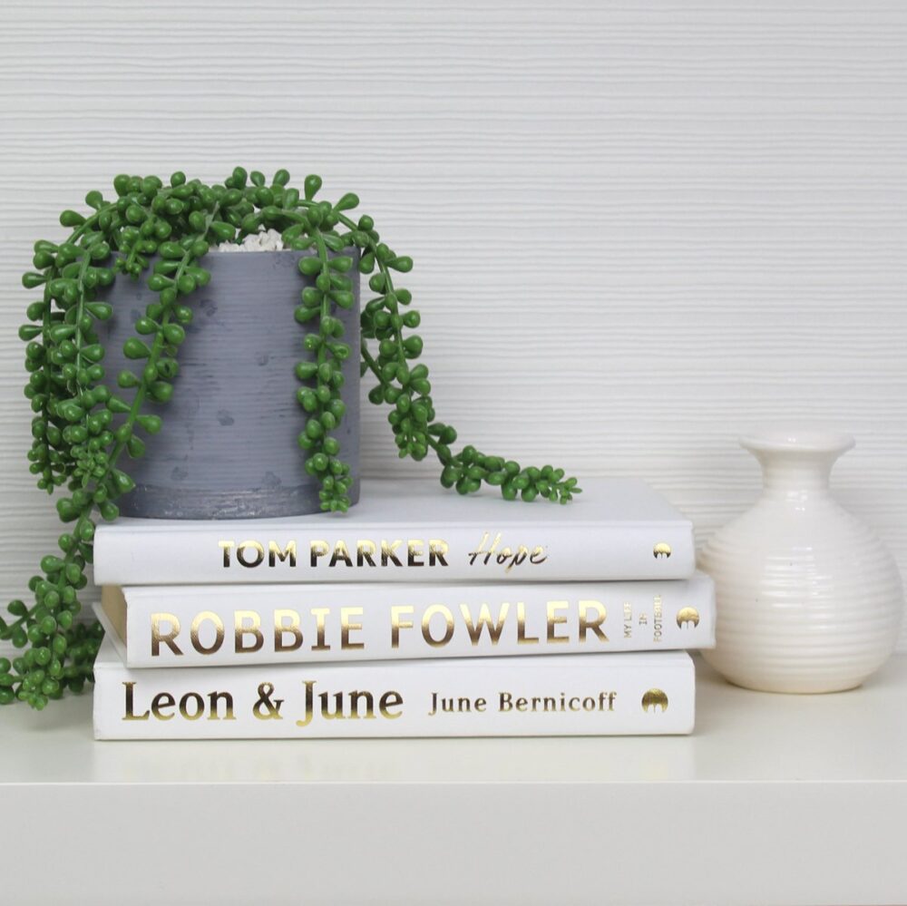 White Modern Bookstack