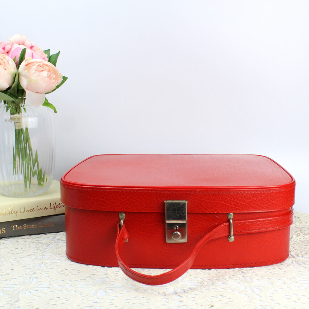 Vintage Red Vanity Case