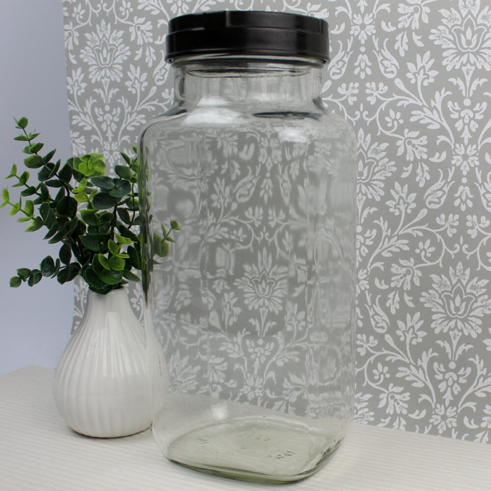 Vintage Glass Sweet Jar