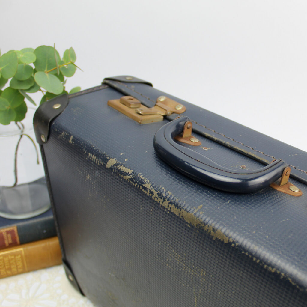 Blue Vintage Travel Case