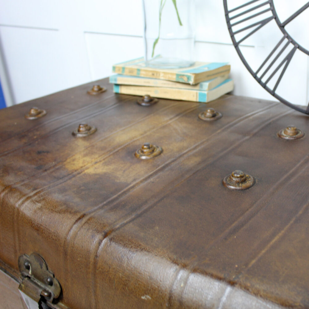 Vintage Metal Trunk