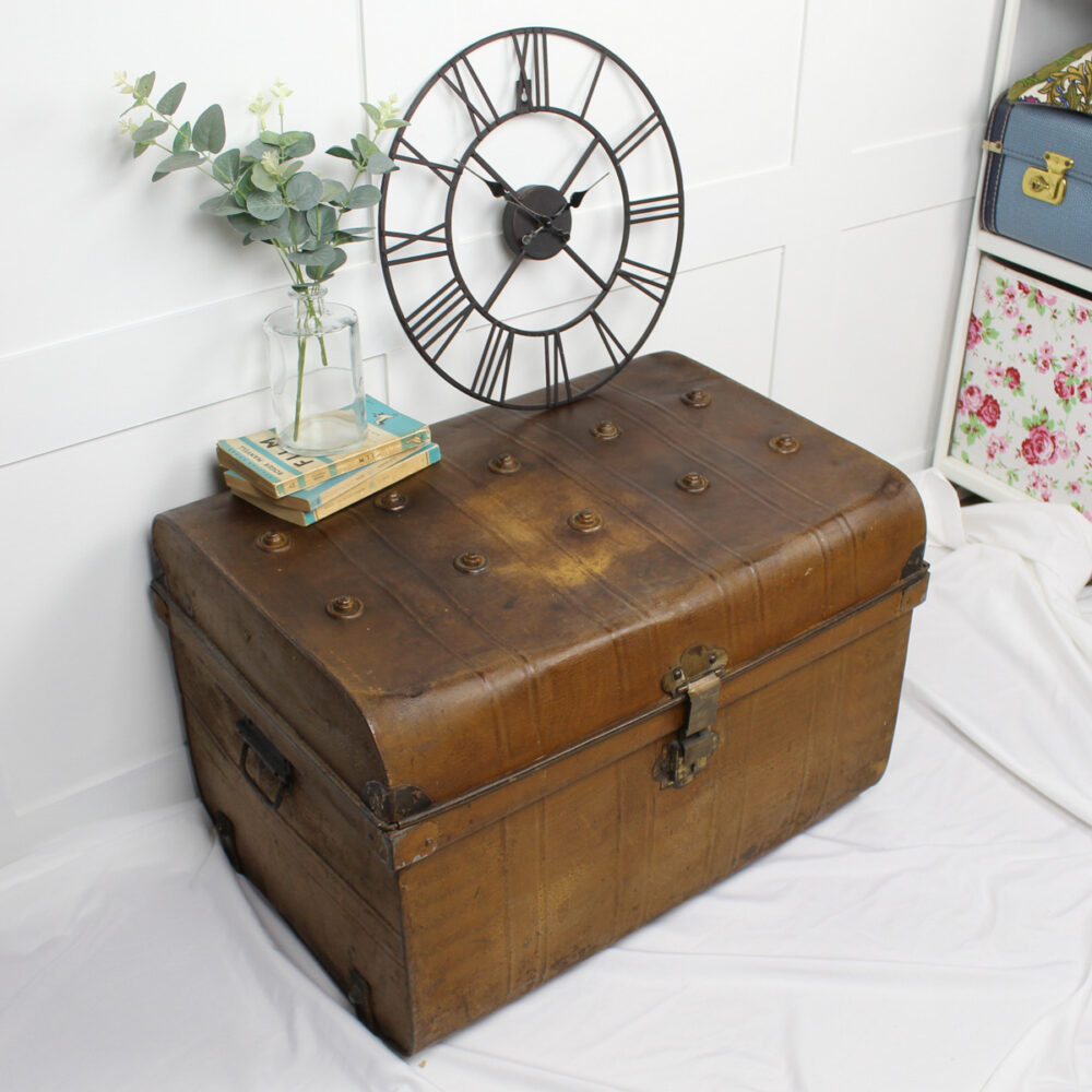 Vintage Metal Trunk