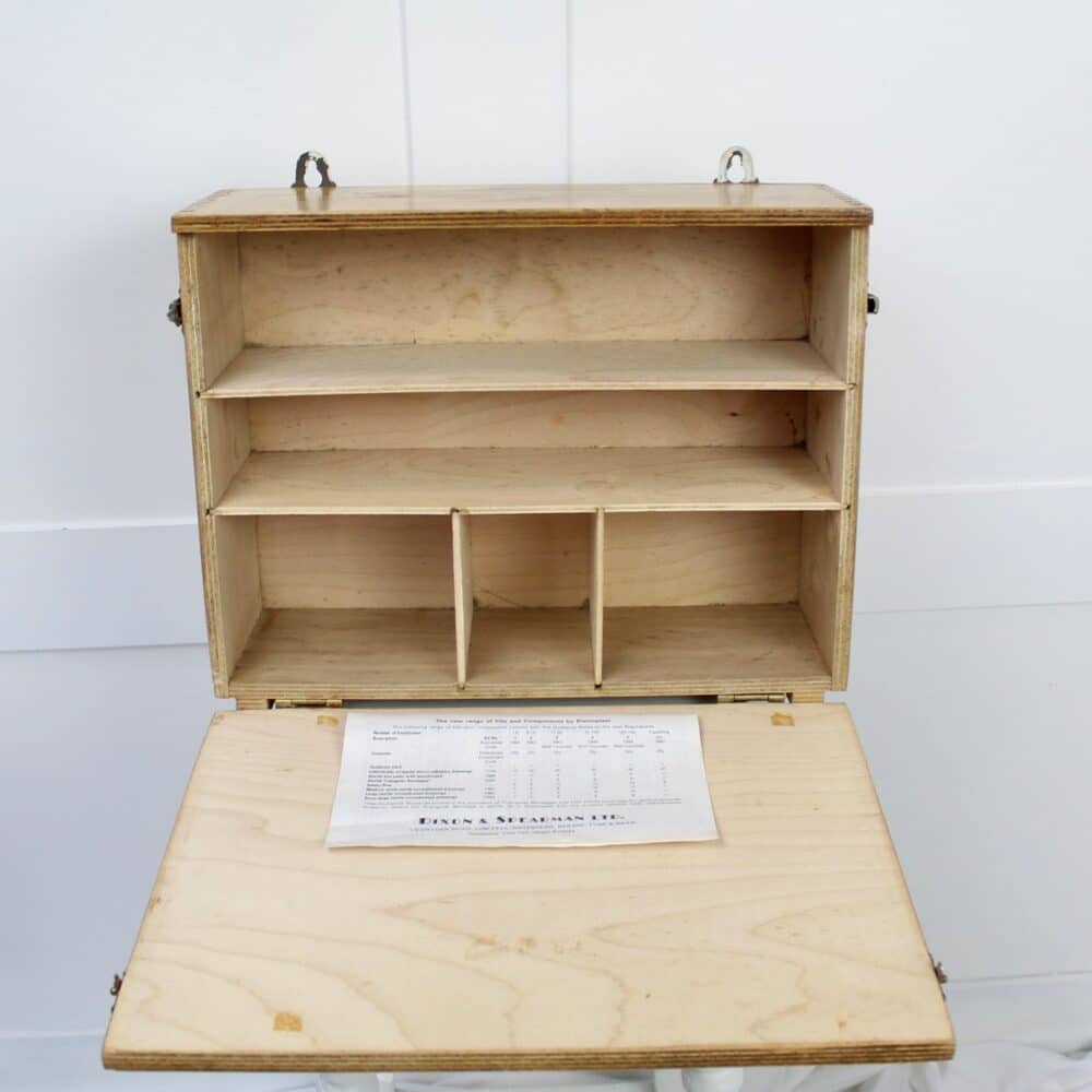 Vintage Wooden First Aid Wall Box. - Image 3