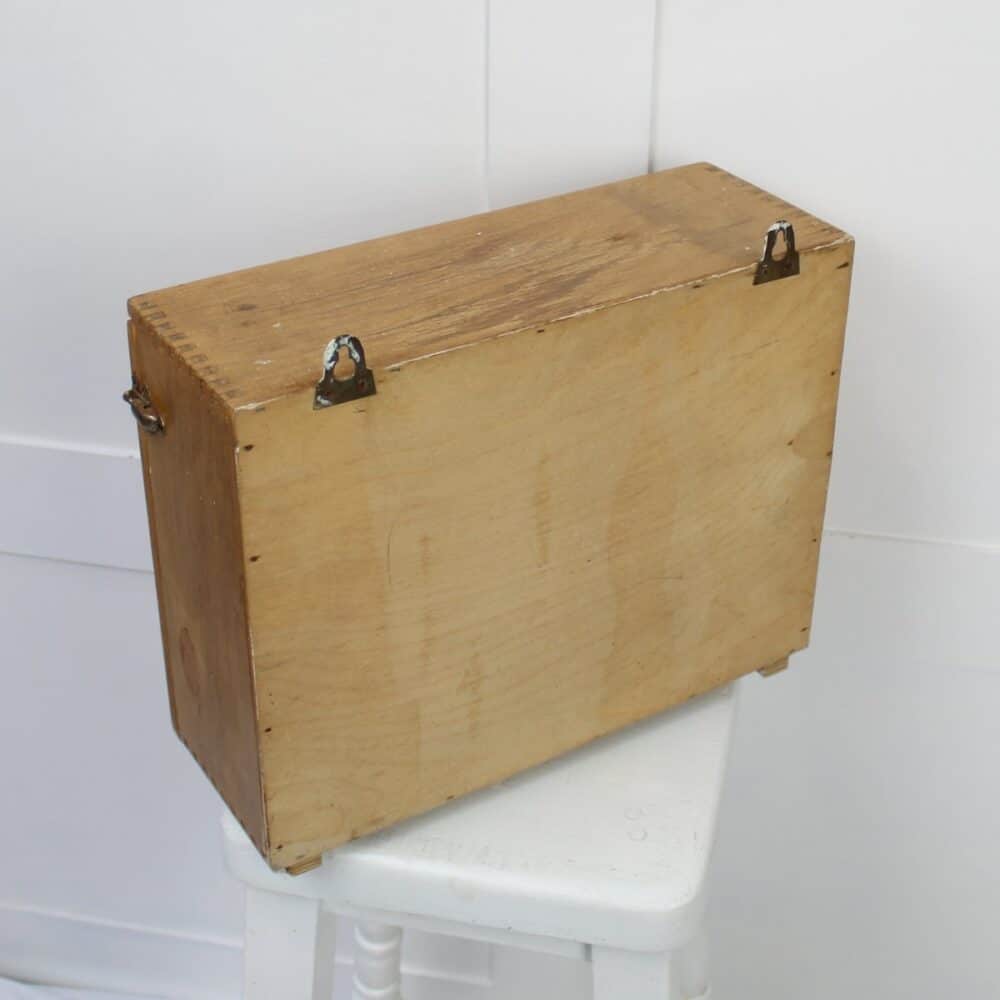 Vintage Wooden First Aid Wall Box. - Image 4