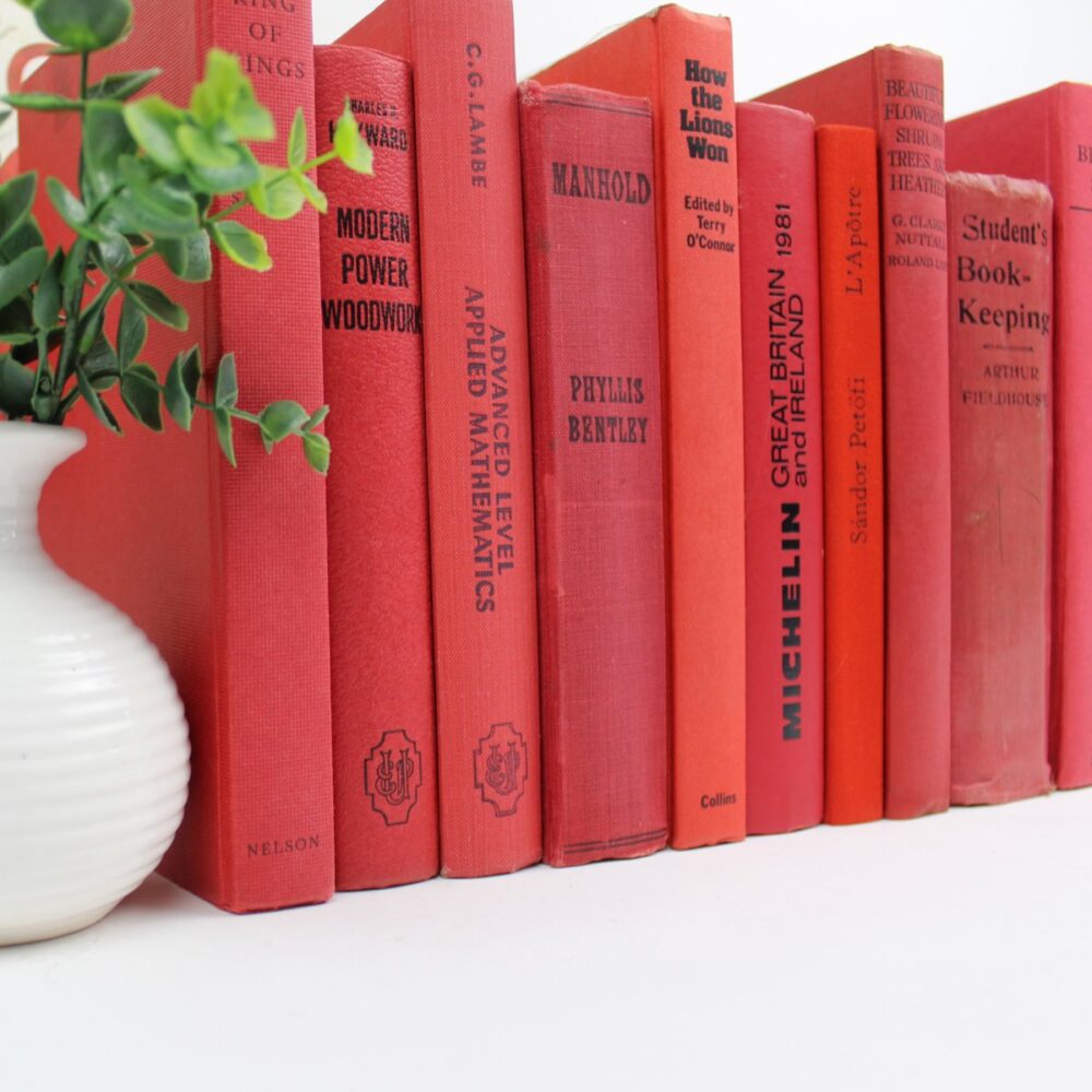 Red & Black Books by the Foot. - Image 3