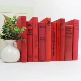 Red & Black Books by the Foot.