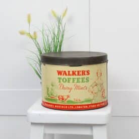 Vintage Walker's Toffee Tin.