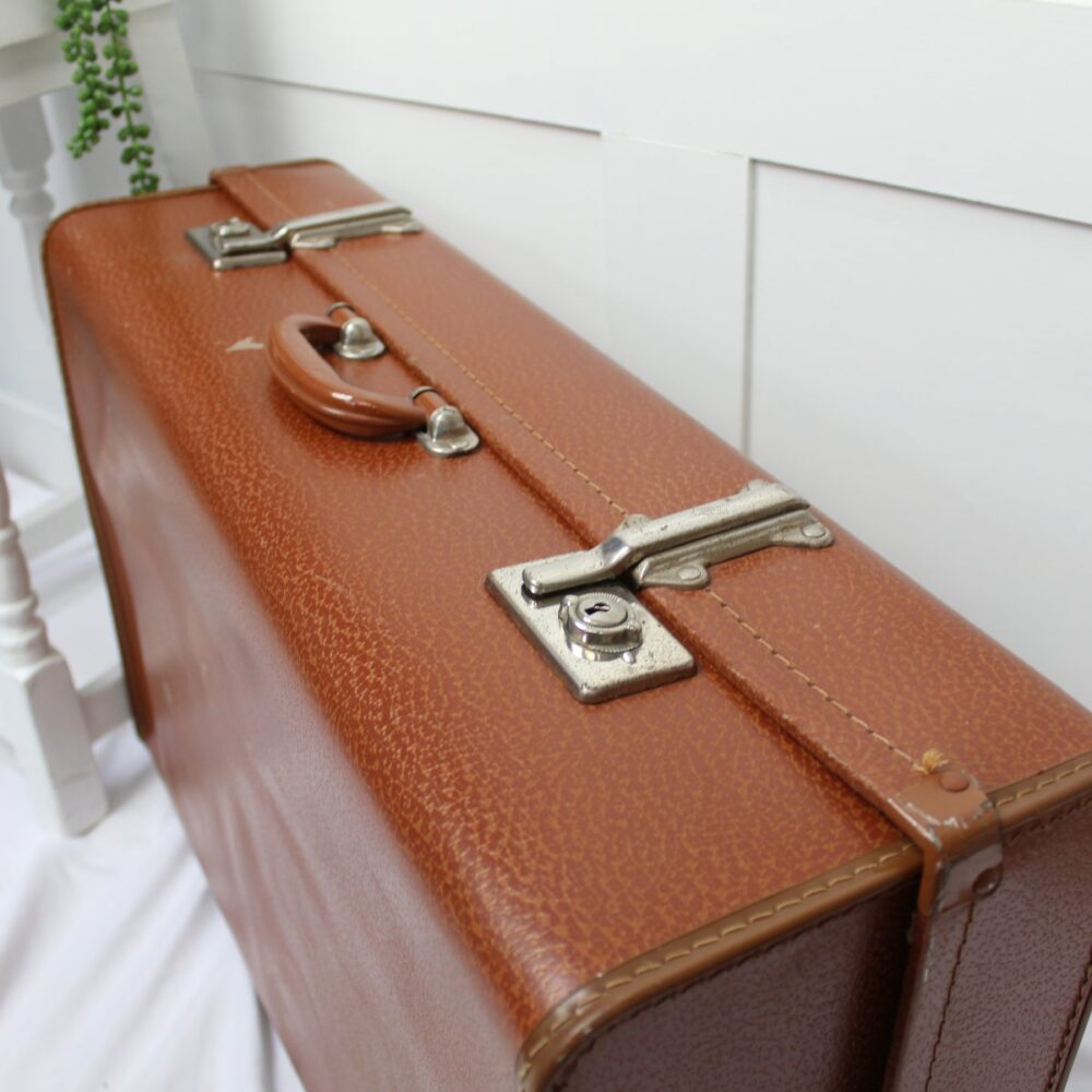 Vintage Pioneer Expanding Suitcase