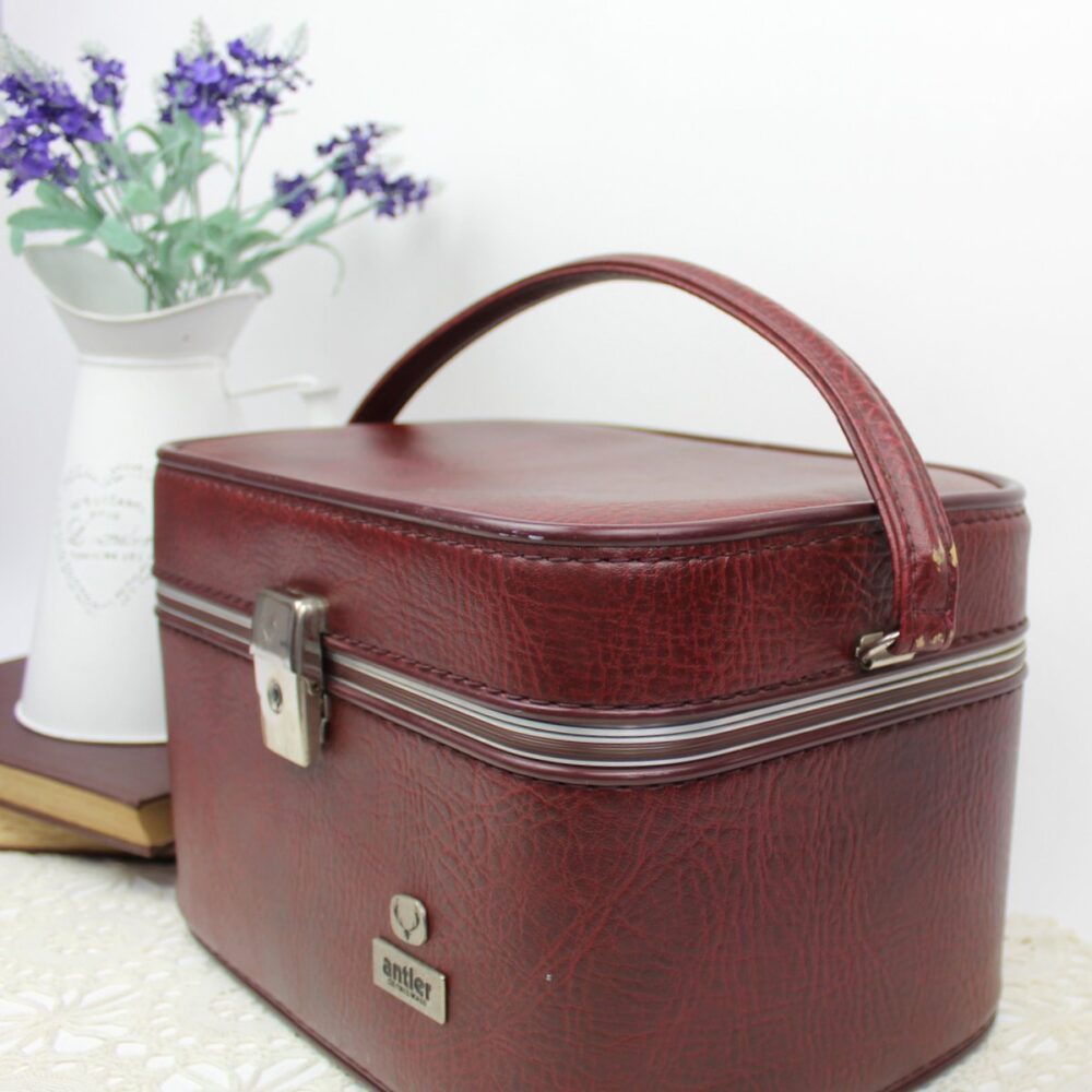 Vintage Antler Vanity Train Case