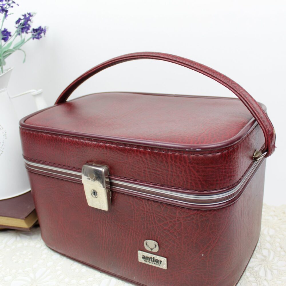 Vintage Antler Vanity Train Case