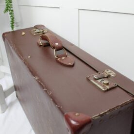 Large Brown Vintage Suitcase