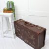 Large Brown Vintage Suitcase
