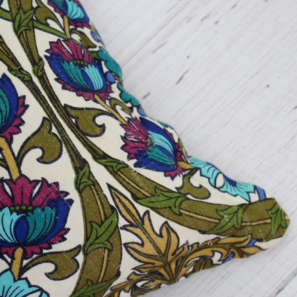 Handmade Vintage Floral Cushion. - Image 5